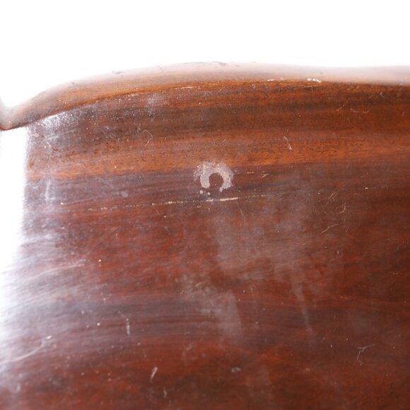 Vintage Mid Century Leaf Shaped Wooden Charcuterie Board Decorative Serving Tray - Picture 10 of 13